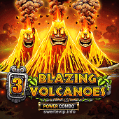 3 Blazing Volcanoes Power Combo Slot Game - Swerte